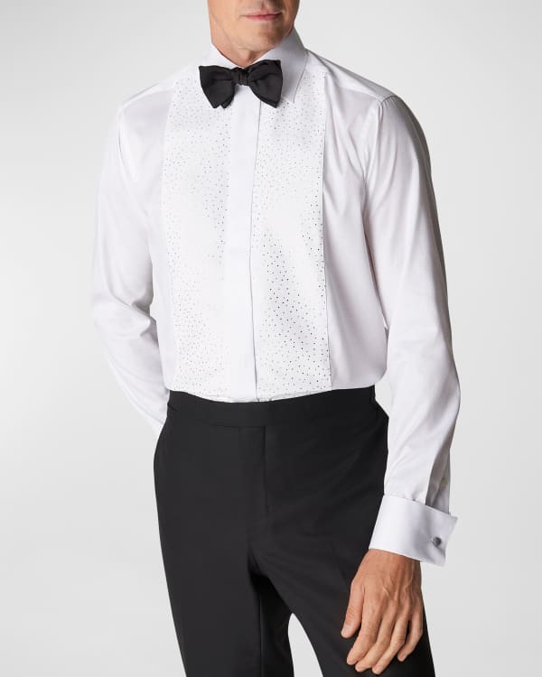 Eton Men's Classic Fit PleatedBib Stud Tuxedo Shirt Neiman Marcus