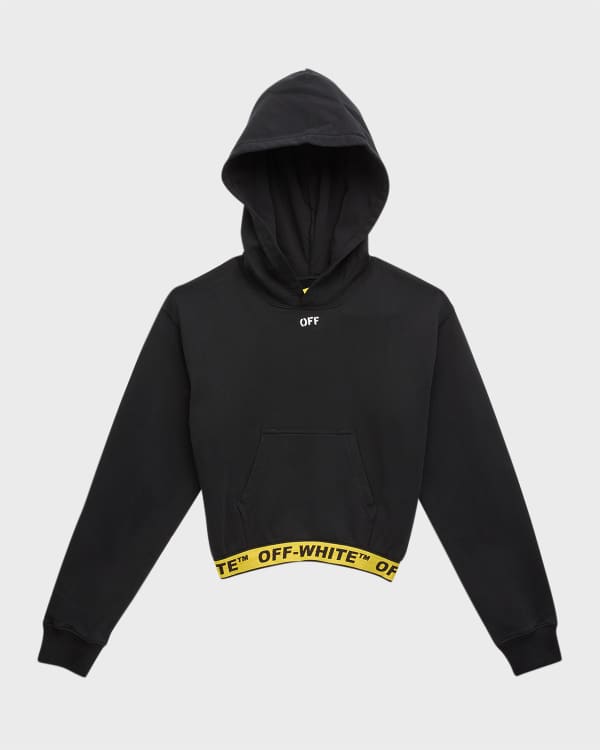 Balmain logo-print Hooded Robe - Black