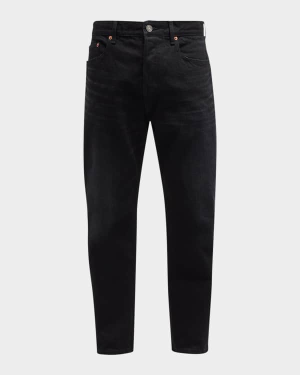 Saint laurent ripped knee jeans hot sale