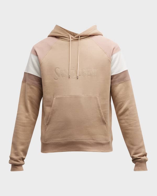 Saint laurent distressed logo 2025 hoodie