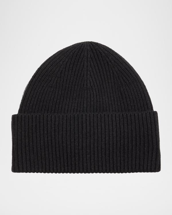Neiman Marcus Renee\'s cable knit wool beanie/hat Eugenia Kim Roan Cable Knit Cashmere-Blend Beanie | Neiman  main image 3