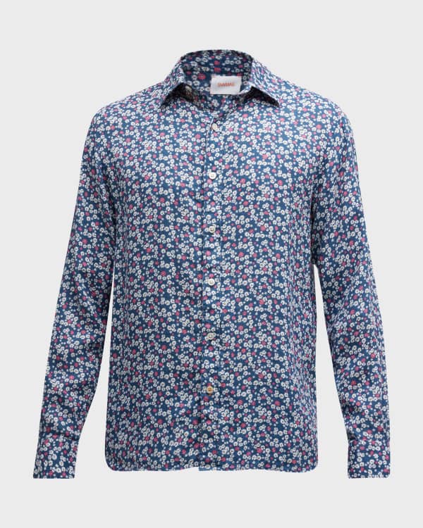 Vilebrequin Men's ButtonDown Jersey Shirt Neiman Marcus