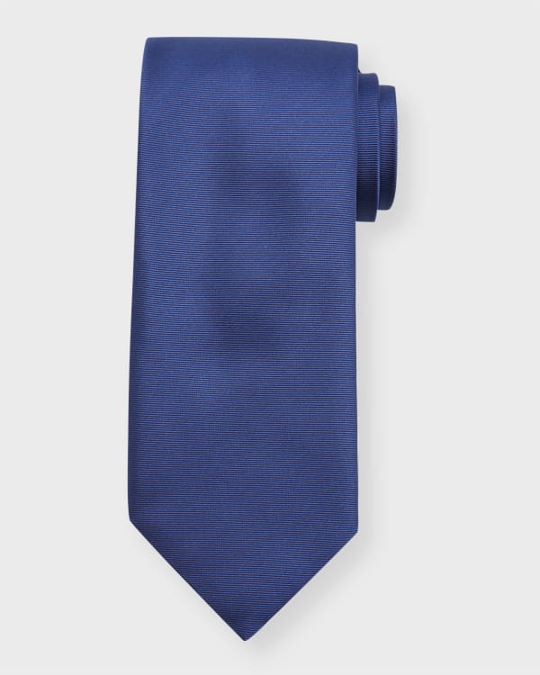TOM FORD Men's Solid Jacquard Tie | Neiman Marcus