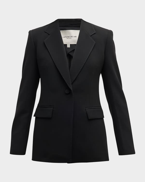 Lafayette 148 New York Rogers Single-Breasted Blazer