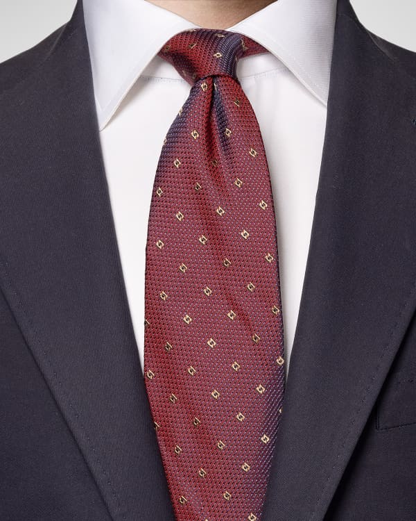 Eton Men's Pin Dot Silk Wedding Tie Neiman Marcus