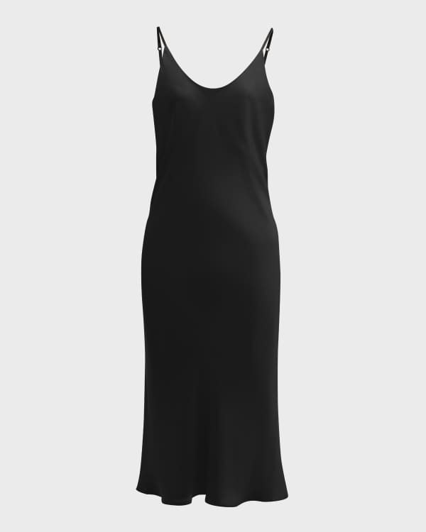 knee length dresses for ladies Nadine Cami Midi Dress – omar + elsie main image 1