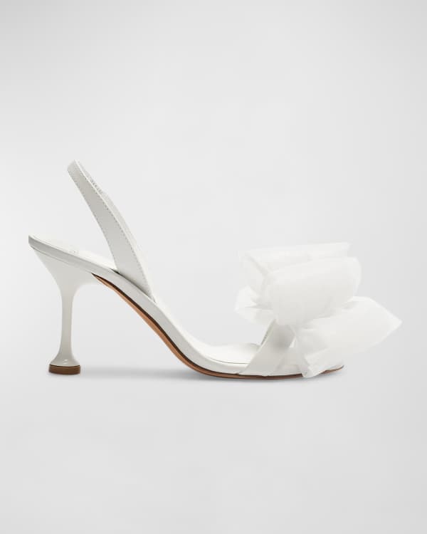 kate spade new york bridal sparkle tulle high heel sandals