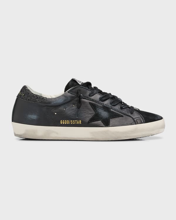 Golden Goose Superstar Pearly Glitter Low-Top Sneakers | Neiman Marcus