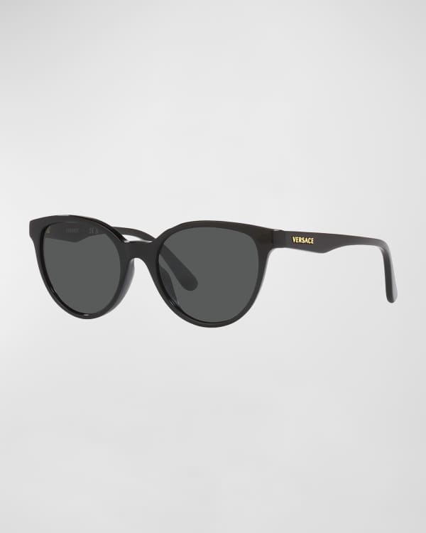 Versace Flat Top Rectangle Nylon Sunglasses Neiman Marcus