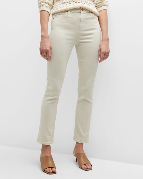 PAIGE The High Rise Laurel Canyon Straight-Flare Jeans | Neiman Marcus