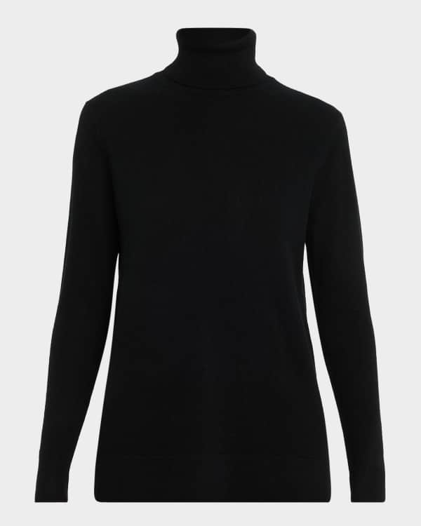 Toteme Cable Knit Wool Turtleneck | Neiman Marcus