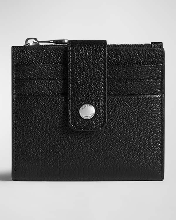 Shop PRADA 2023 SS Saffiano leather card holder with shoulder