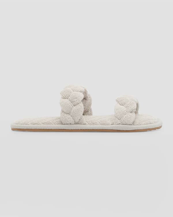 Stuart weitzman kelli suede knot slide sandals outlet