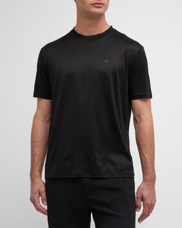 Giorgio Armani Men's Tonal Textured Crewneck T-Shirt
