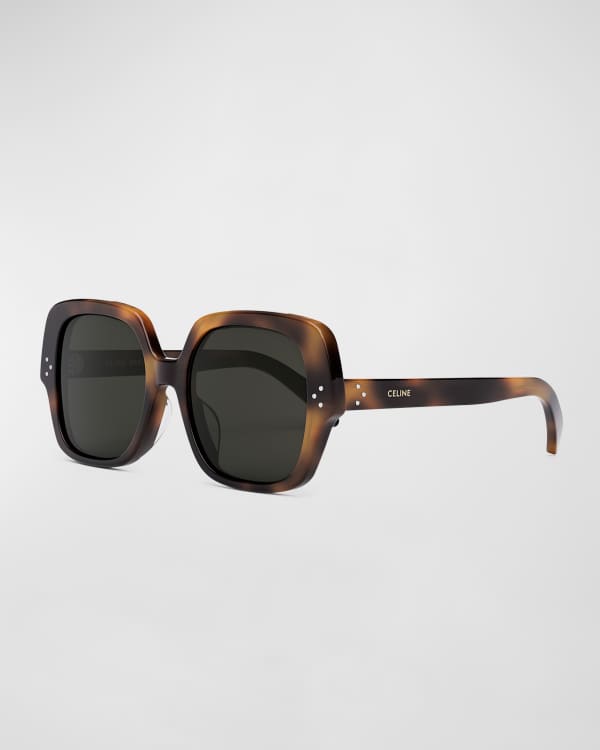 Celine square monochromatic acetate & metal sunglasses sales