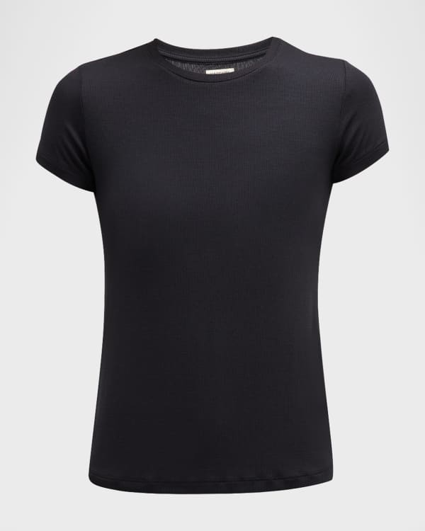 Lisa Yang Cila Drop-Shoulder Cashmere T-Shirt | Neiman Marcus