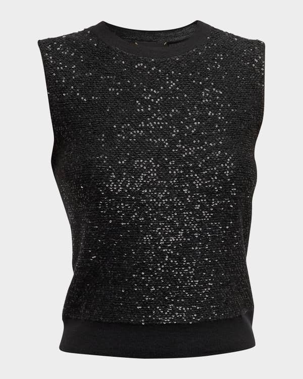 Neiman marcus best sale sequin tops