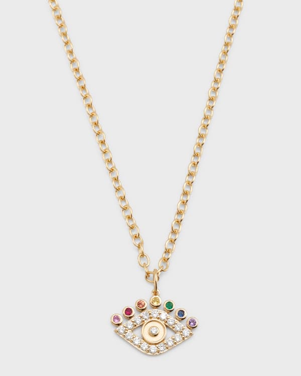 Neiman marcus evil eye sales necklace