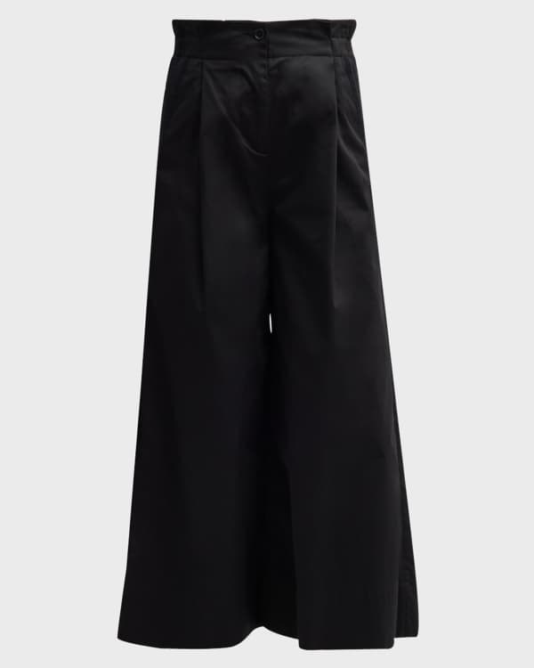 Spanx On-The-Go Wide-Leg Cotton Pants