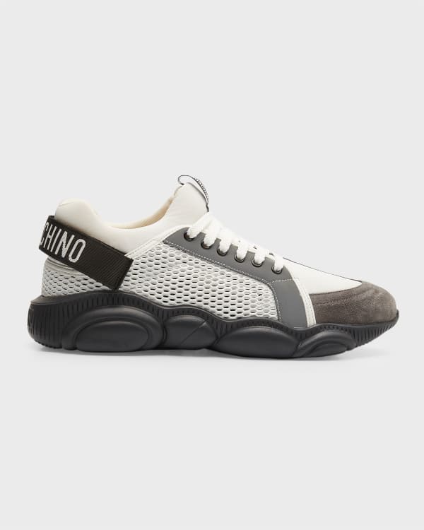 MCM Visetos Men s Low Top Sneakers Neiman Marcus