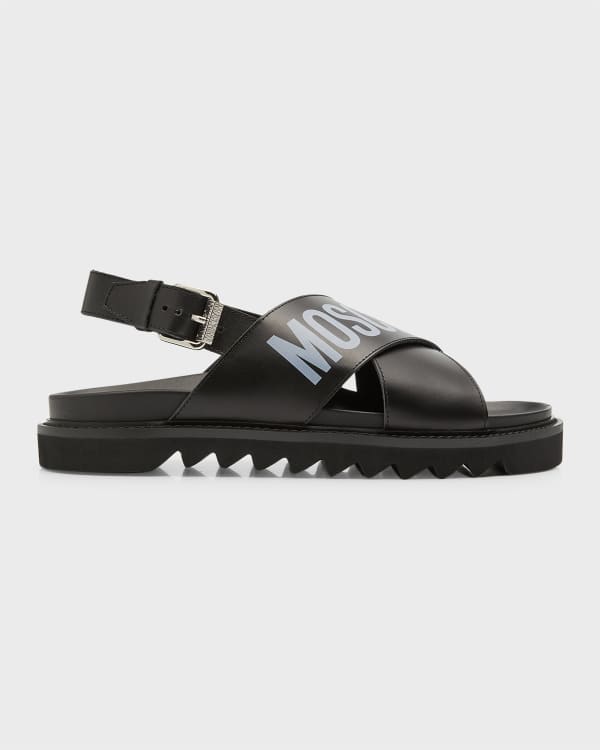 Christian Louboutin Men's Siwa Buckled Slides