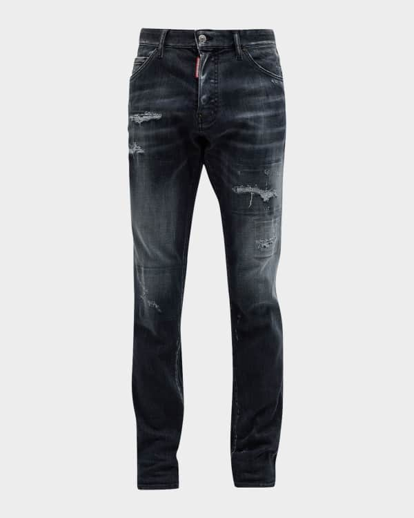 Dsquared2 Men's Acid-Washed Skater Jeans | Neiman Marcus