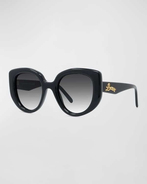 Loewe Unisex White Acetate Sunglasses