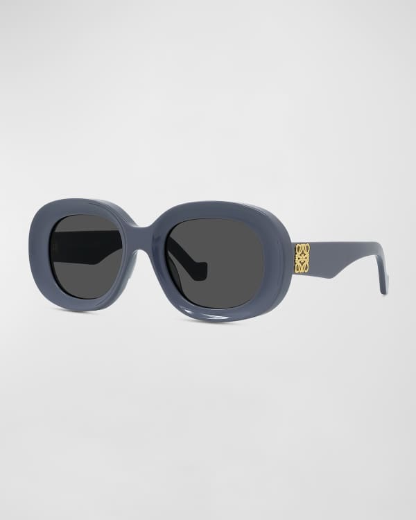 Louis Vuitton Mix It Up Round Sunglasses Blue Acetate. Size U