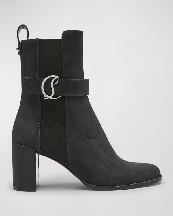 ALAIA Cutout Leather Buckle Ankle Boots - Bergdorf Goodman