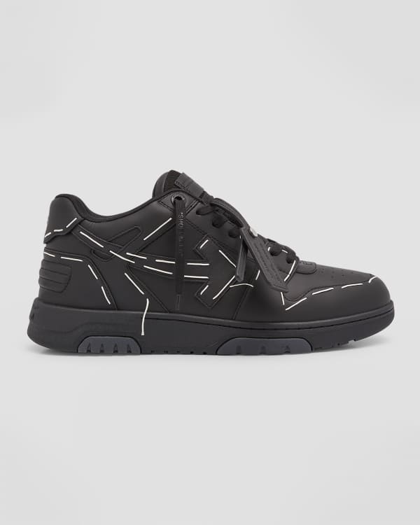 Replica Louis Vuitton Men's LV Trainer Sneakers in Black Denim with Mesh