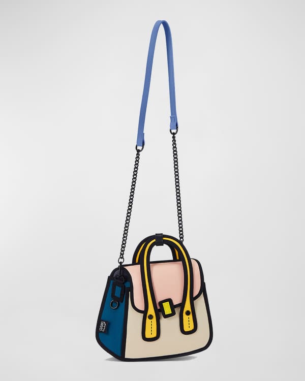 Bari Lynn Girl's Denim Patch Duffel Bag | Neiman Marcus
