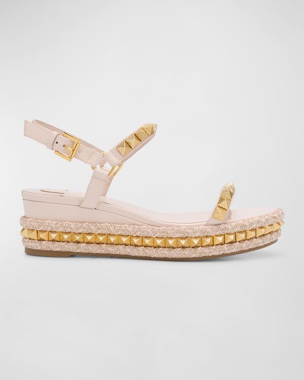 Gentle Souls Luci Ruffle Leather Espadrille Loafers Neiman Marcus