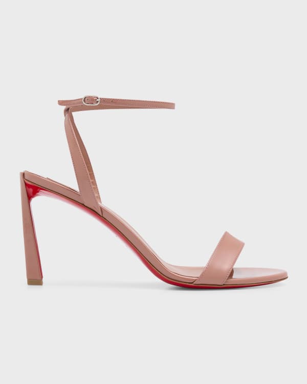 Christian Louboutin Daisy Spike Ankle-cuff Red Sole Sandals in