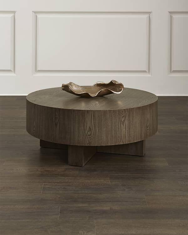 Bernhardt profile outlet round cocktail table