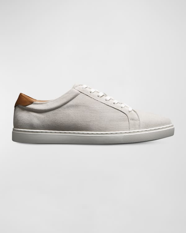 Ferragamo Men s Brooklyn Gancio Mix Leather Trainer Sneakers