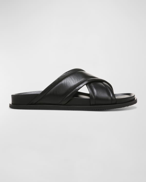 Louis Vuitton Shearling Printed Slides - Neutrals Sandals, Shoes