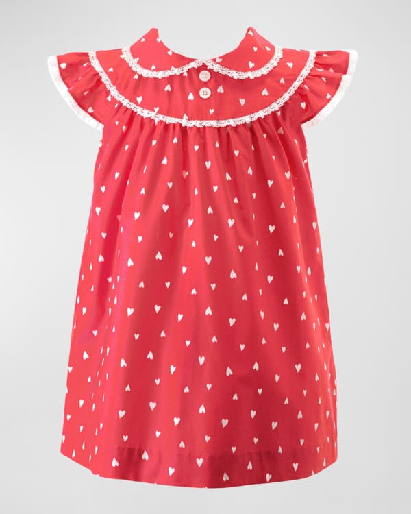 Rachel Riley Girl's Garden Floral Button-Front Dress, Size 3T-10 ...