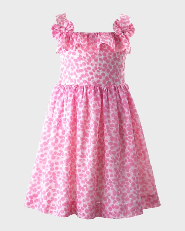 Rachel Riley Girl's Smocked Taffeta Dress, Size 3T-10 | Neiman Marcus