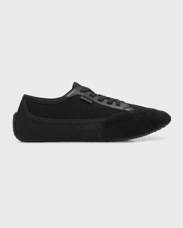 THE ROW Owen Suede-Trimmed Mesh Sneakers for Men