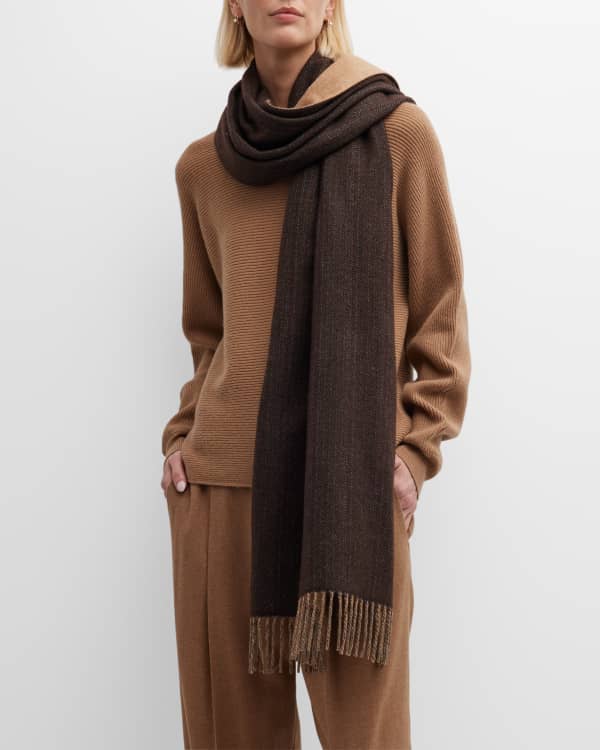 Opera Cashmere Scarf in Beige - Loro Piana