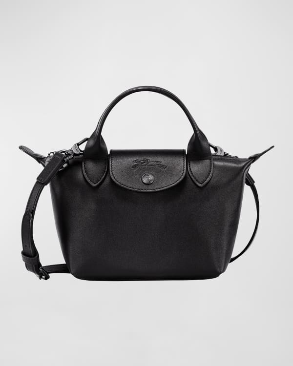 Longchamp Le Pliage Top Handle Bag M Black in Pliage/Nylon with Gold-tone -  US