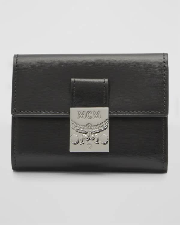 MCM Color Visetos Large TriFold Wallet Neiman Marcus