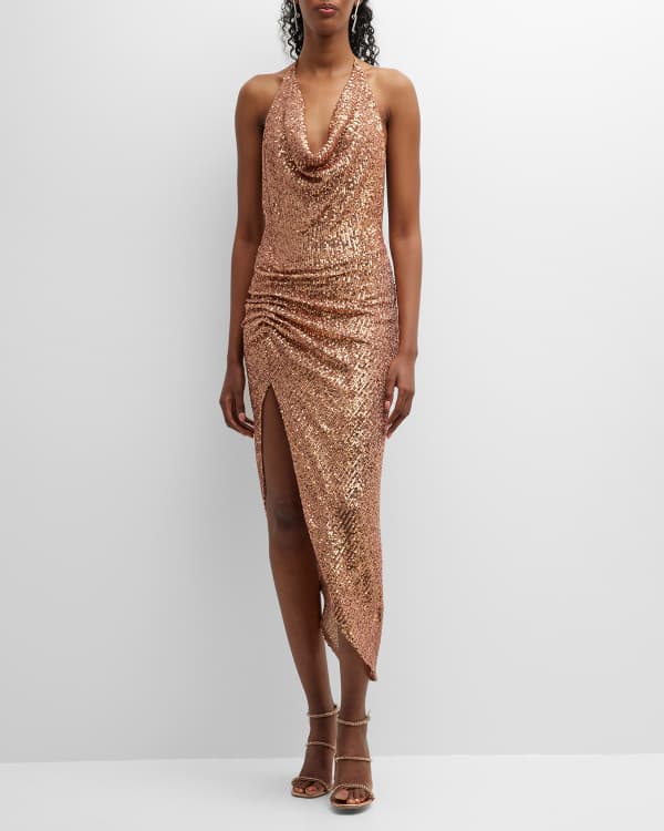 SHO Sleeveless Sequin Knit Midi Dress | Neiman Marcus