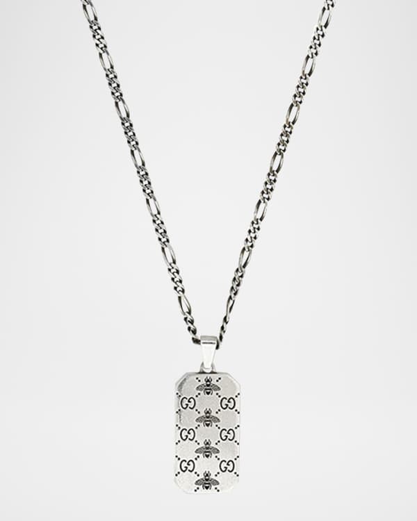 Givenchy x Chito Men's Dog Puzzle Tag-Effect Pendant Necklace