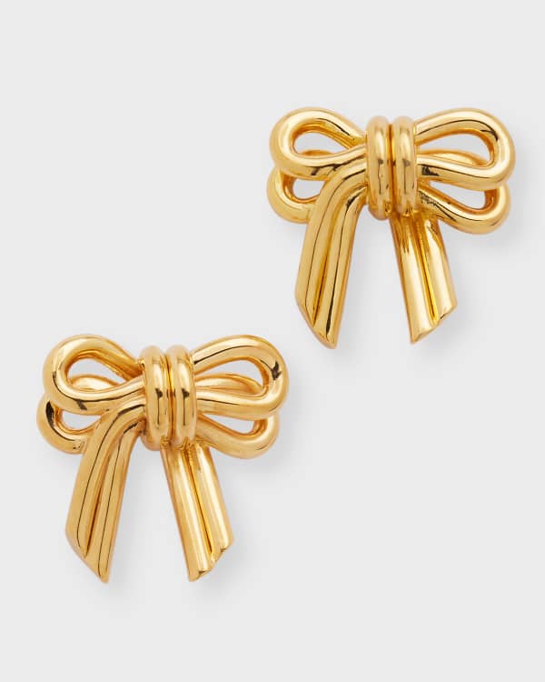 LELE SADOUGHI | Bow Stud Earrings in Gold| FashionPass