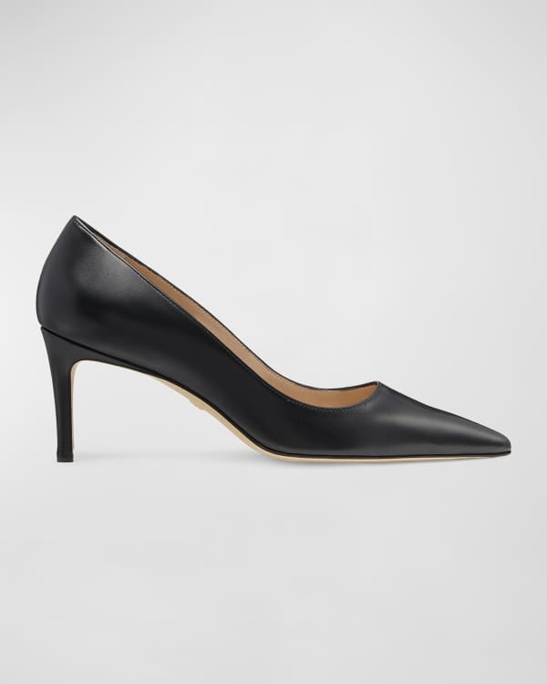 Tory Burch Iconic Leather Mid Heel Pumps Neiman Marcus