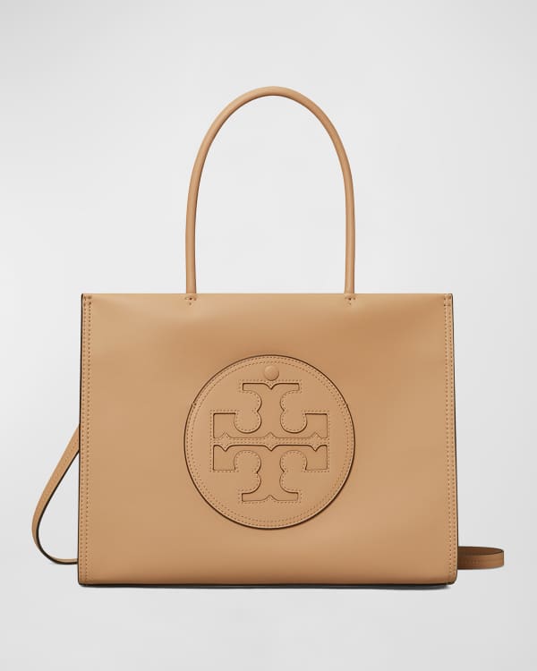 Tory Burch Kira Chevron Color-block Top-handle Satchel in Natural