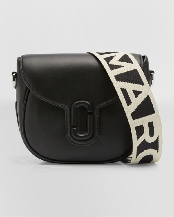 Marc Jacobs Large Recruit Saddle Bag in Black