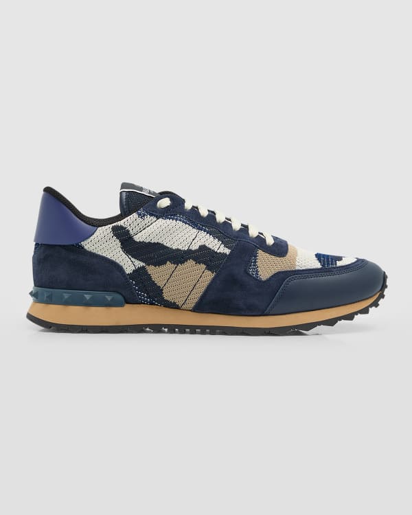 Dolce & Gabbana Navy Blue Daymaster Low Top Men Sneakers Shoes