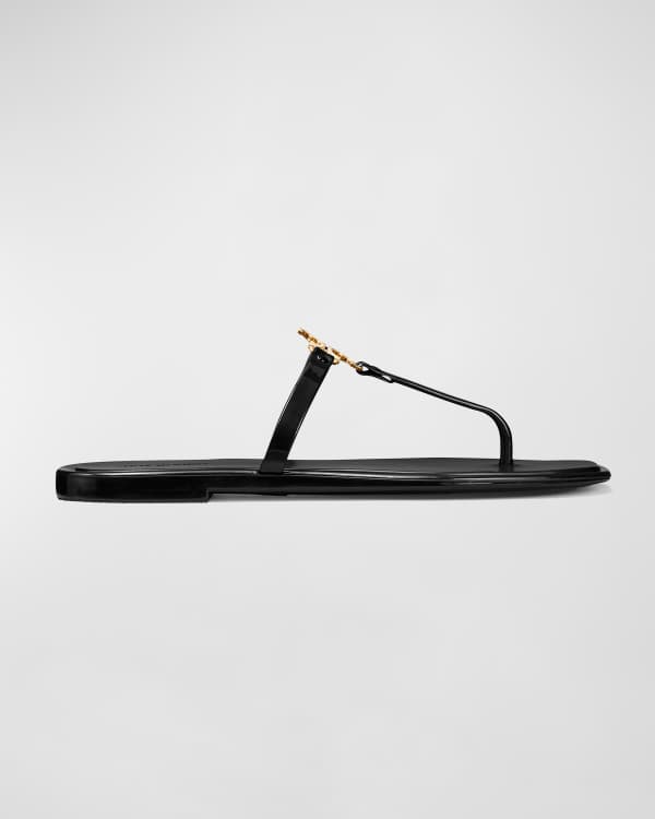 Tory Burch Mini Miller Flat Thong Black Sandal (9, Black) : Tory Burch:  : Clothing, Shoes & Accessories